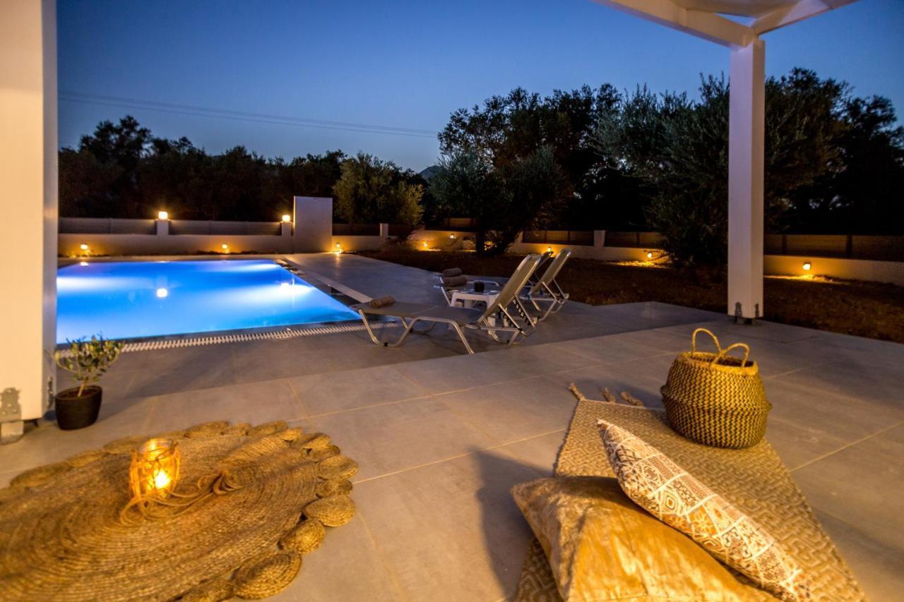 Villa Boviana With Private Swimming Pool Agios Sostis  Exteriör bild